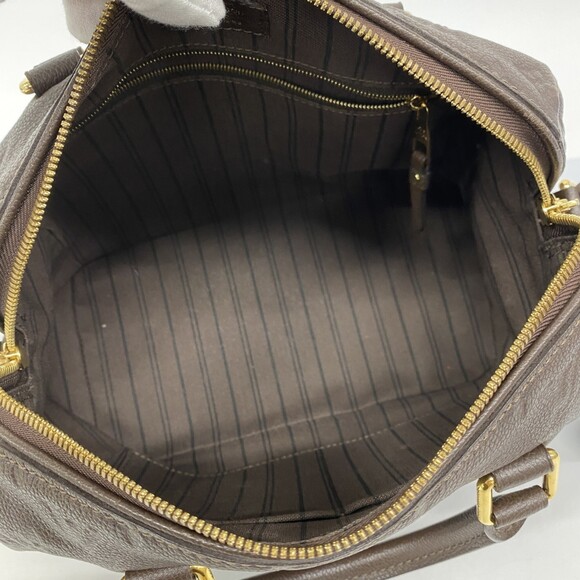 Louis Vuitton Monogram Empreinte Speedy Bandouliere 25 Handbag M40761 Tail 2-... - Picture 4 of 13